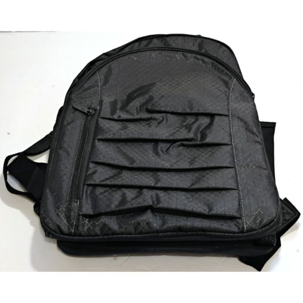 NEW Thirty One Deluxe Backpack Black Quilted School Travel Laptop